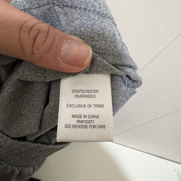 Youth Girl Gray Stretch Casual Cargo Combat Trousers Slim Fit Sport Jogger L 14 - Picture 7 of 7